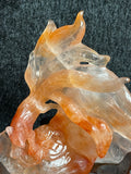 Load image into Gallery viewer, tangerine quartz nine tail fox