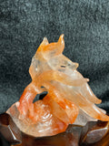 Load image into Gallery viewer, tangerine quartz nine tail fox